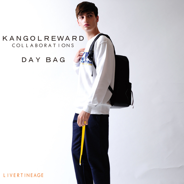 LIVERTINE AGE × KANGOL REWARD コラボレーション デイバッグ