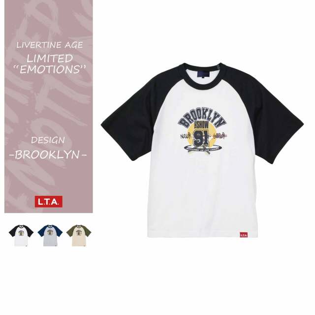 LTA BROOKLYN91 半袖ラグランTシャツ