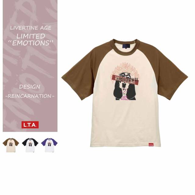 LTA REINCARNATION 半袖ラグランTシャツ