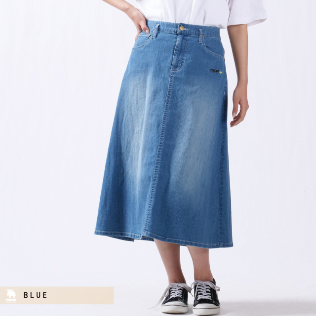 moz FOREST LABEL NATIONAL FLAG デニムスカート
