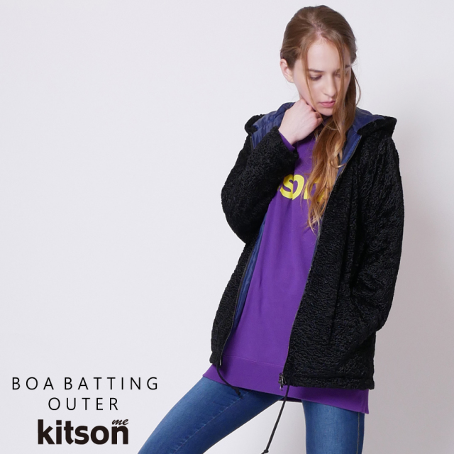 kitson me  ビックボア中綿ヘビーアウター