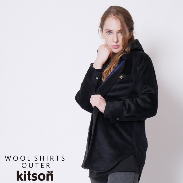 kitson me  ウールシャツアウター