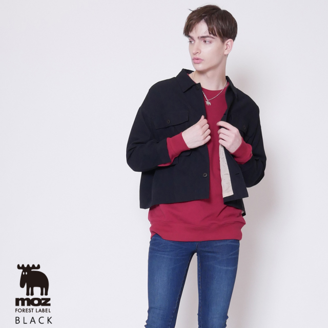 moz FOREST LABEL BIGポケットワークシャツ◇ツイル ジャケット