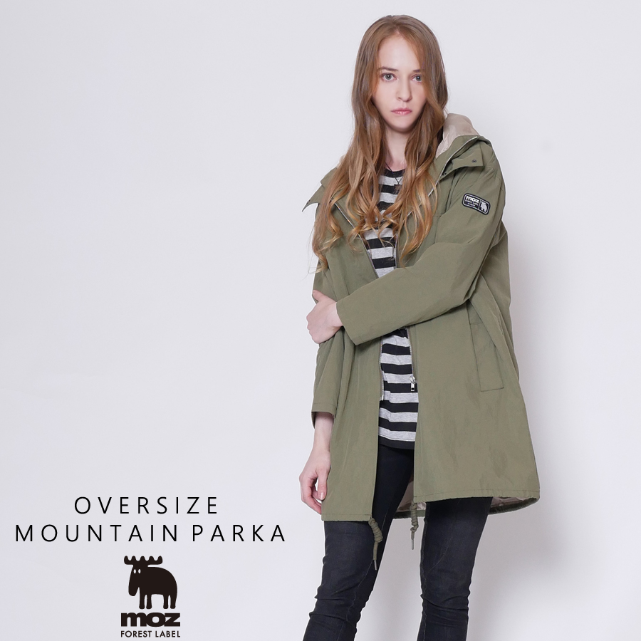 moz FOREST LABEL  オーバーサイズマウンテンパーカー◆