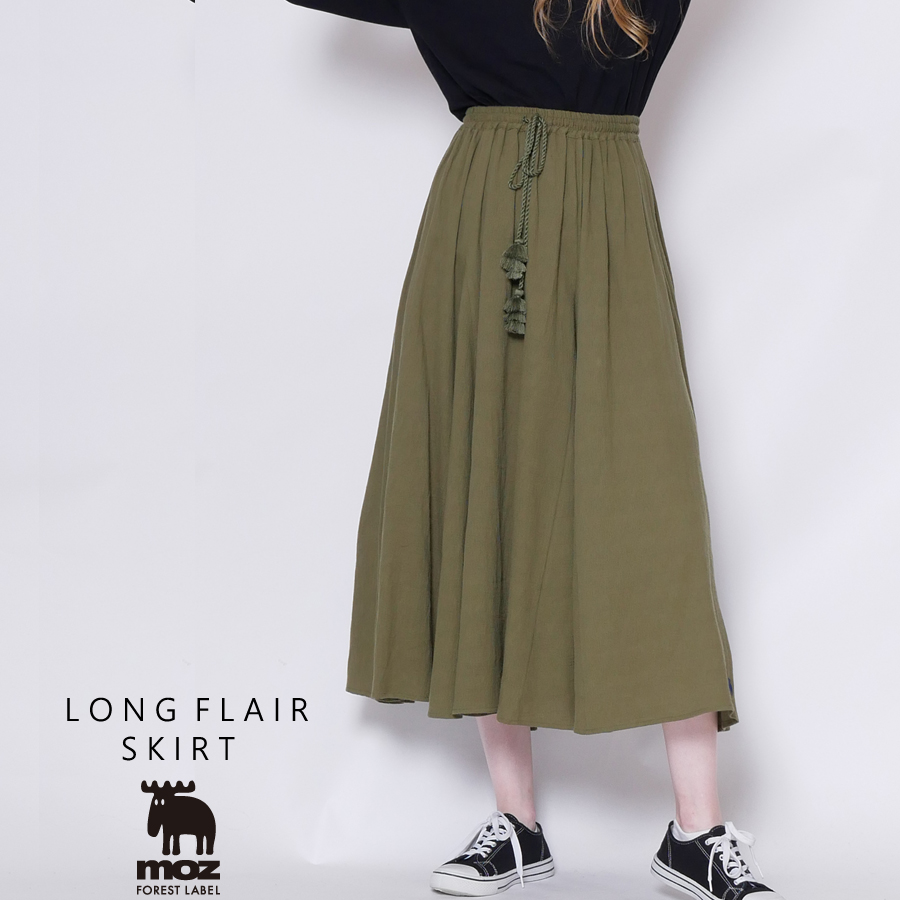 moz FOREST LABEL  ロングフレアスカート◆