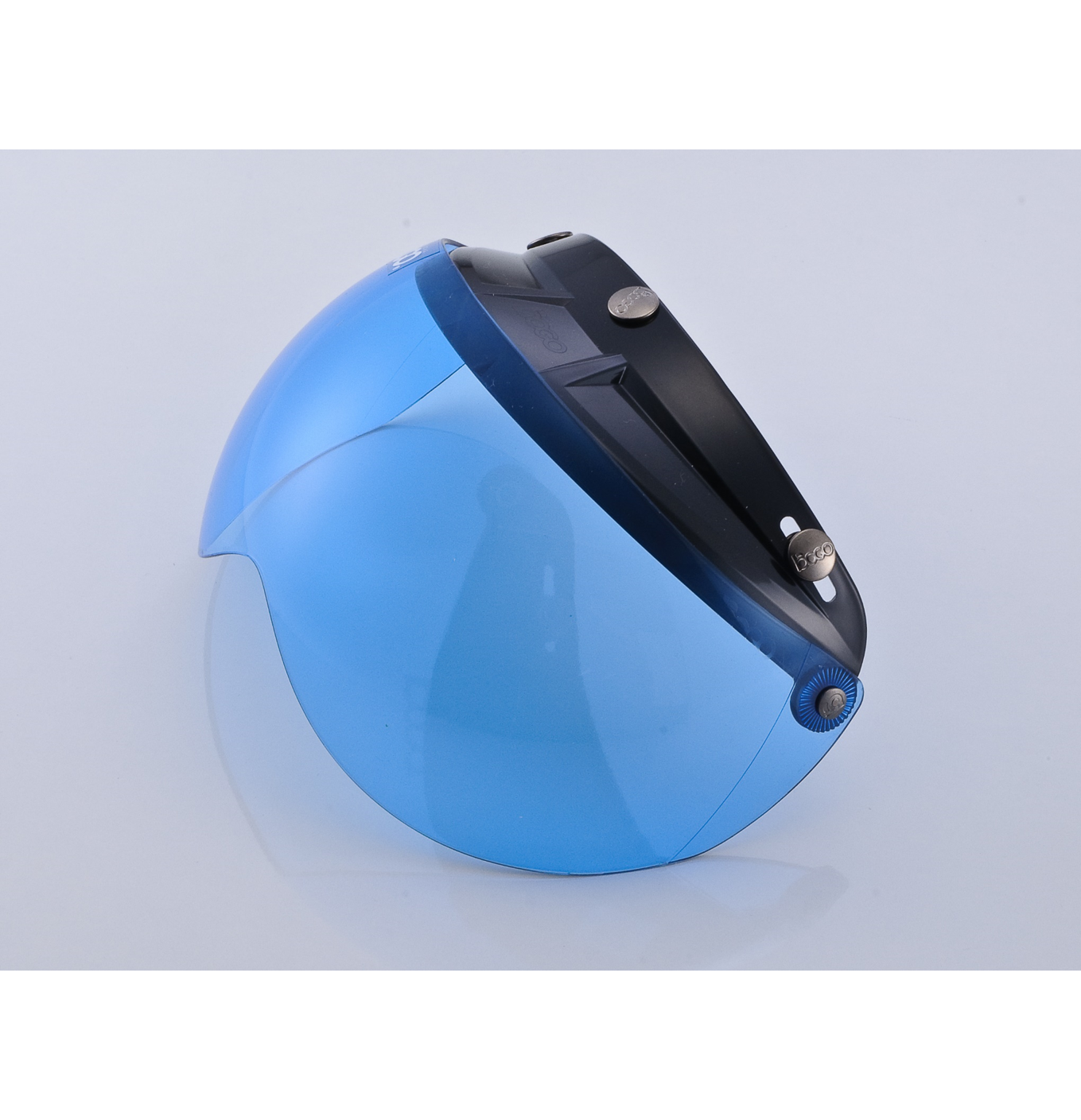 bogo パイロットシールド フリップアップ 開閉式 ベース付き ブルー BG12-B5