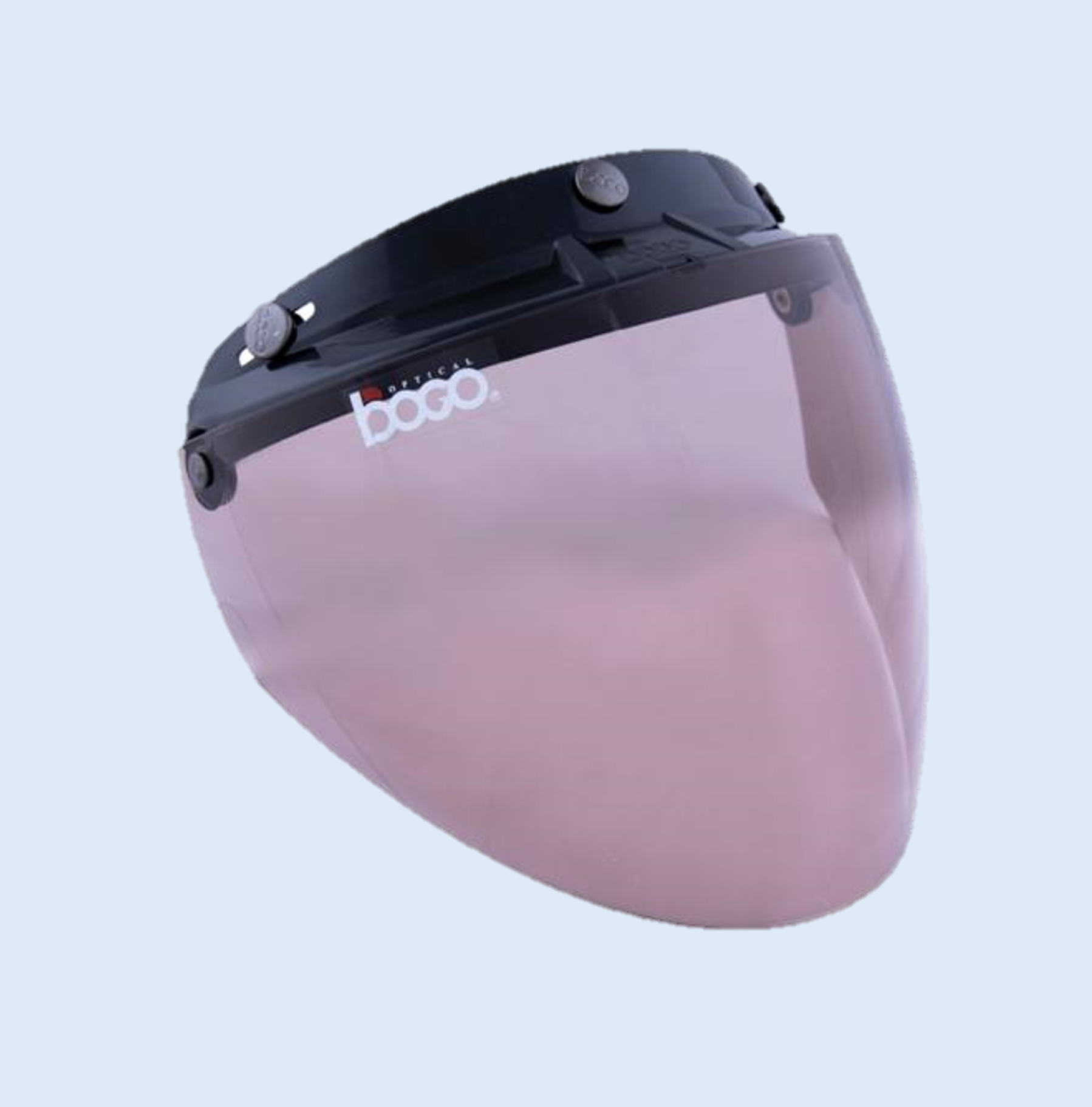 bogo ジェットシールド フリップアップ 開閉式 ベース付き ブロンズ BG25-B1