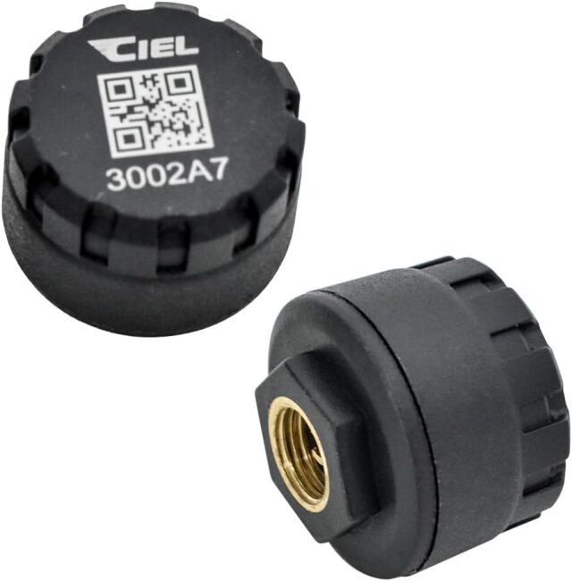 CIEL(シエル) タイヤ空気圧センサー バイク対応 タイヤ空気圧監視システム 取付簡単 2個入り CL-BW02