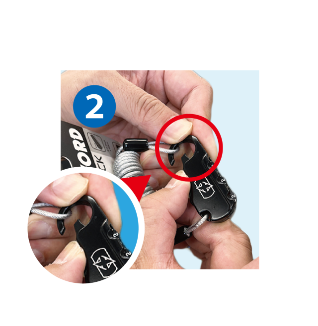 OXFORD オックスフォード ポケットロック ヘルメットロック ワイヤー