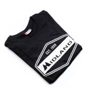 MIDLAND ロゴ入り半袖Tシャツ