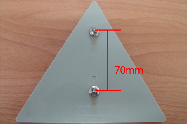 三角リフレクターネジ付き002