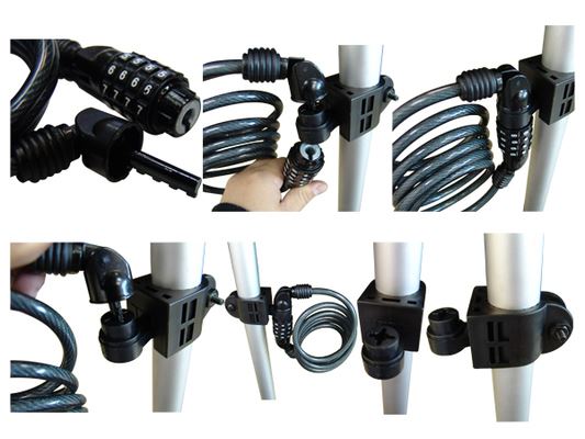 ダイヤル式ロックキー(ワイヤー型/120)