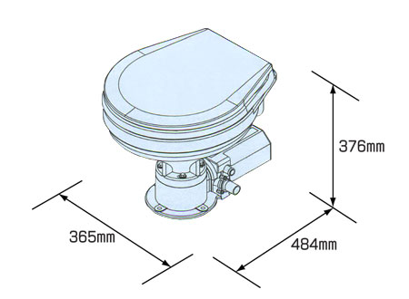 マリントイレ（ワイド12V）