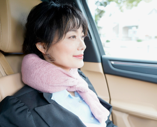 ピントフロート　ネックサポートカバー Tブルー