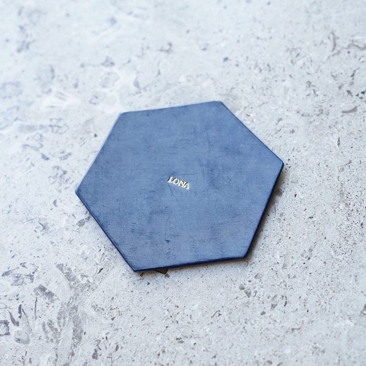 hexagon coaster SIBILLA Marine【即納】