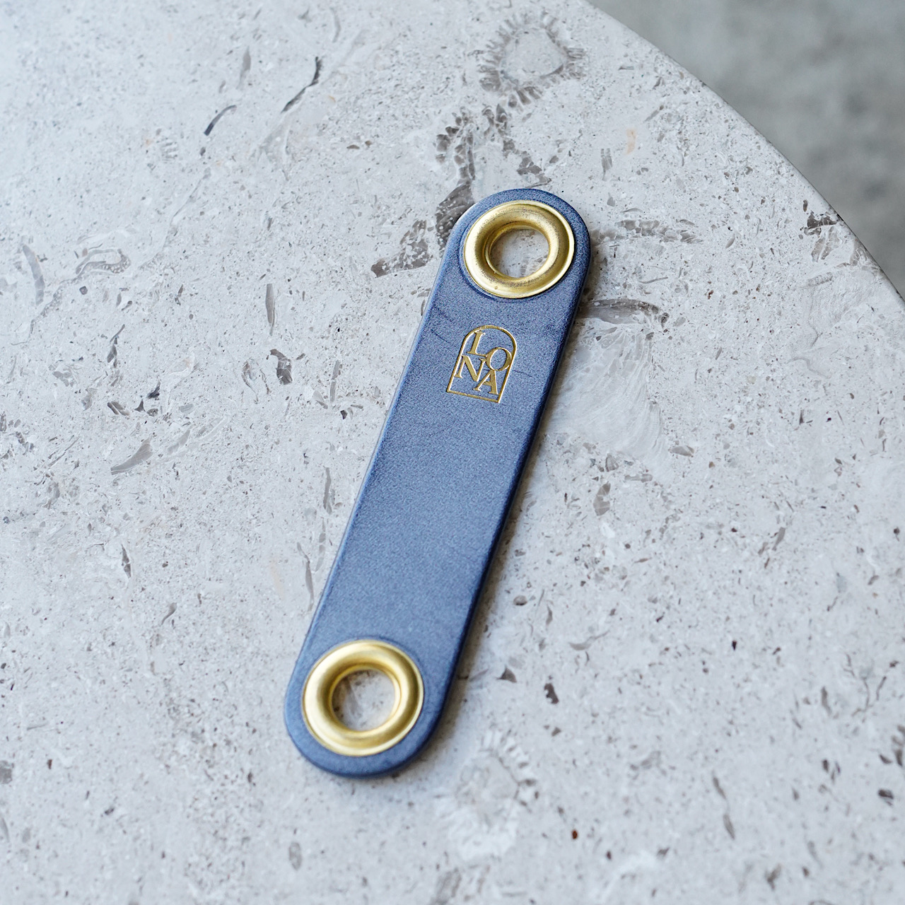 Leather hook SIBILLA Marine【即納】