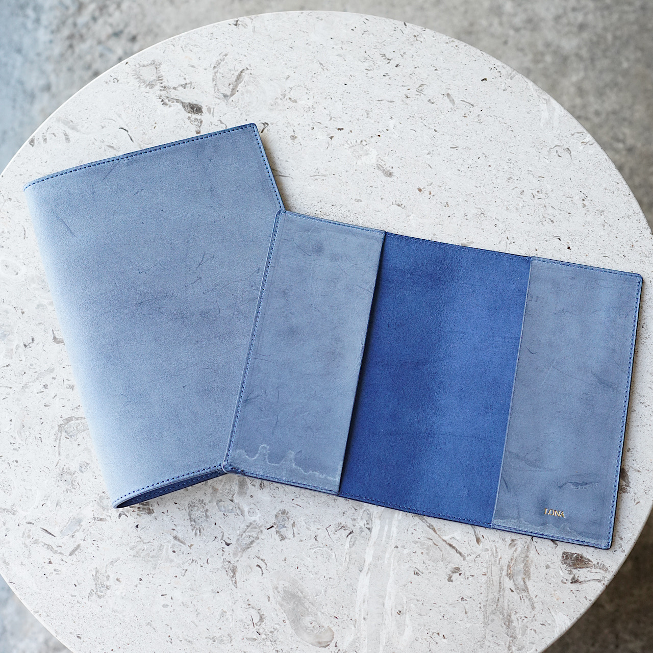 Simple book cover SIBILLA Marine【即納】