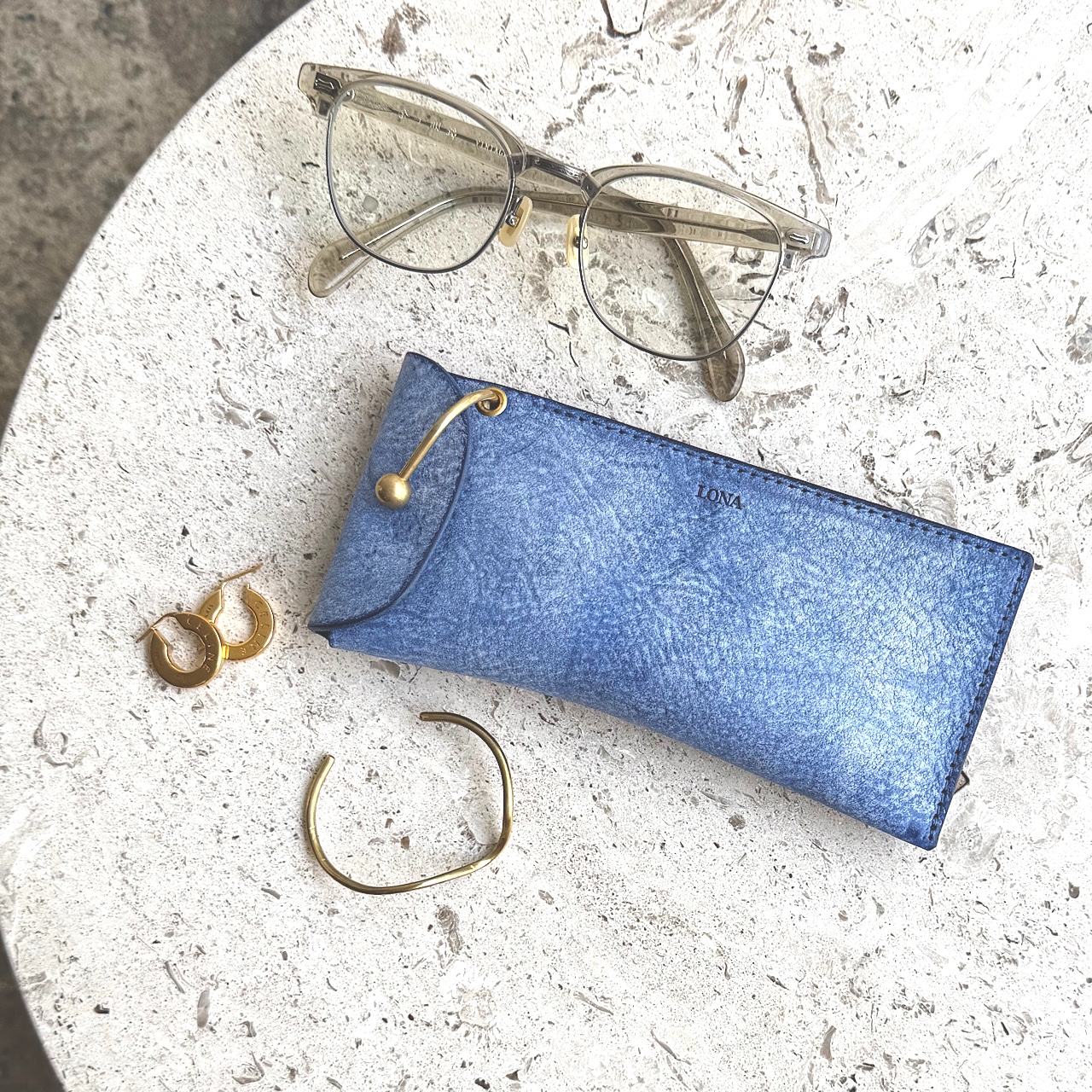 Glasses case-U Alaska Blue