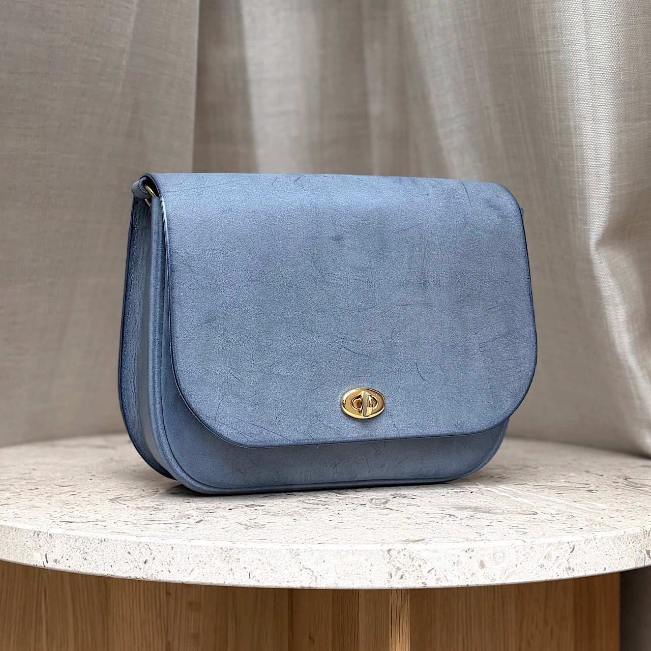 Clasp-H shoulder bag SIBILLA Marine