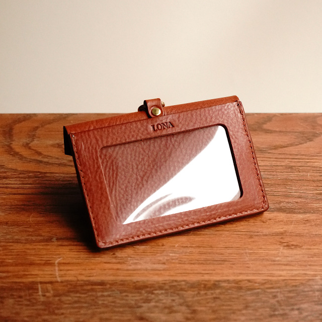 ID case プラ窓タイプ terracotta brown