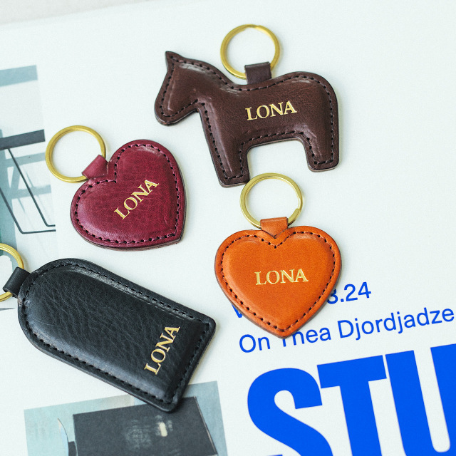 Leather charm