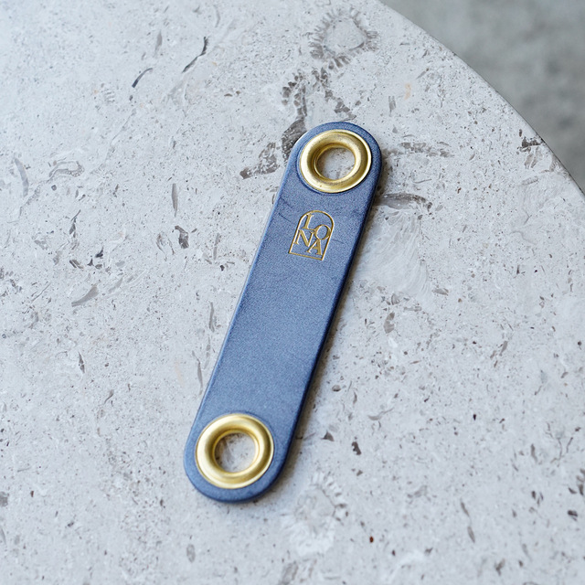 Leather hook SIBILLA Marine【即納】