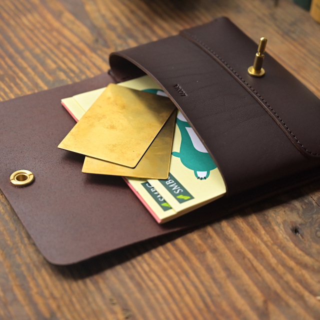 【まめこ】LONA TWIG multi case NAVY TWIG multi case