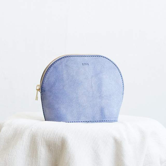 shell pouch -small- Alaska Blue