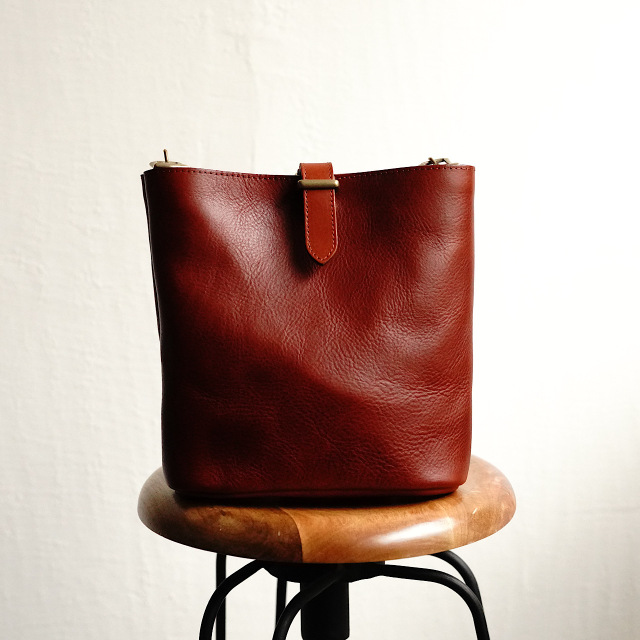 ACOTE shoulder-M Olive 【箔押し】