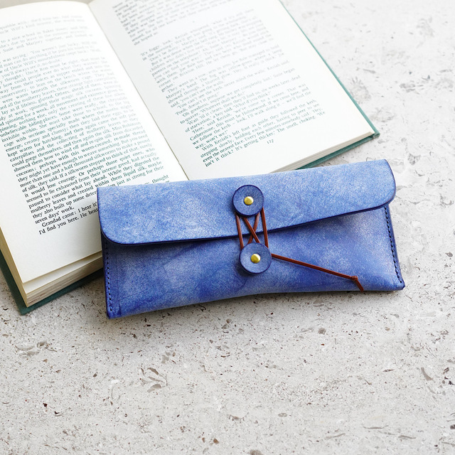Envelope pen case Alaska Blue