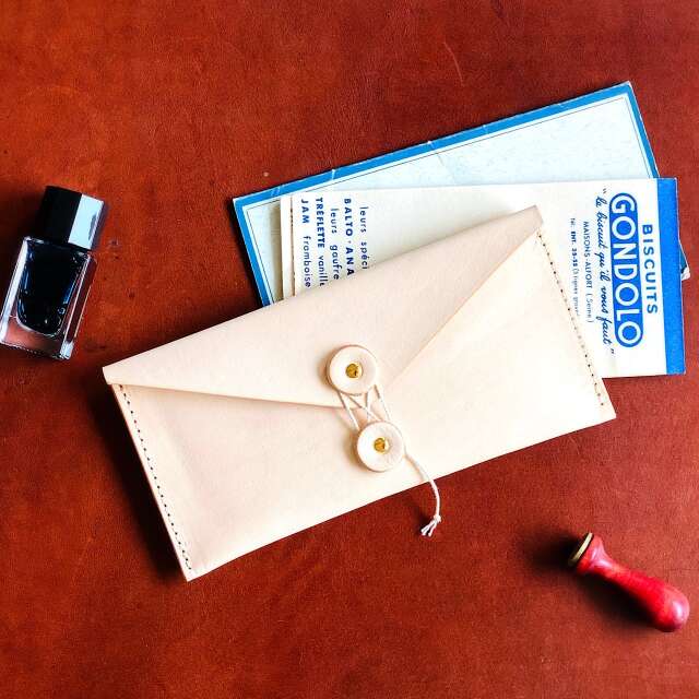 Archivepke★Envelope Wallet★皮を焼いて作った形★早期完売 Archivepke☆Envelope Wallet☆皮を焼いて作った形☆早期完売