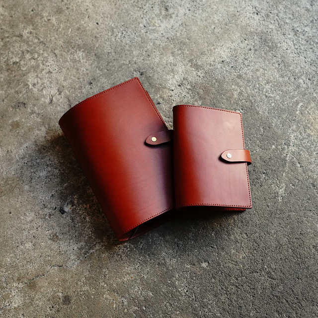 BULGARO 手帳カバー terracotta brown