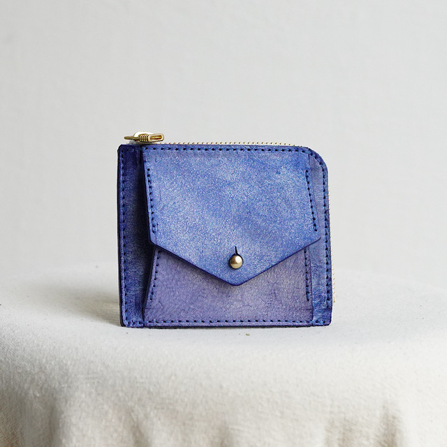 Box mini wallet Alaska Blue