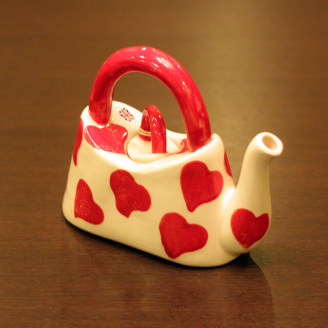 【Tony Carter作】ニューヨーク ハンドバッグ ティーポット COLL-152【中古】【英国（イギリス）】【装飾ティーポット】