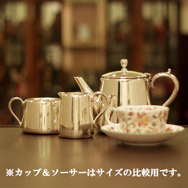 【中古】ELKINGTON（エルキントン） ホテル用3点ティーセット ek-366【アンティーク】【イギリス製】【シルバープレート】