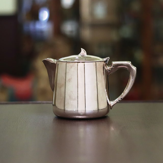 【中古】ELKINGTON（エルキントン） ホテル用ティーポット ek-397【アンティーク】【イギリス製】【シルバープレート】