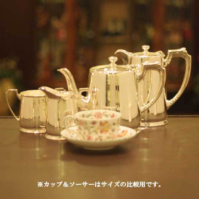 【中古】harrods（ハロッズ）ホテル用4点ティーセット HR-641【アンティーク】【イギリス製】【シルバープレート】