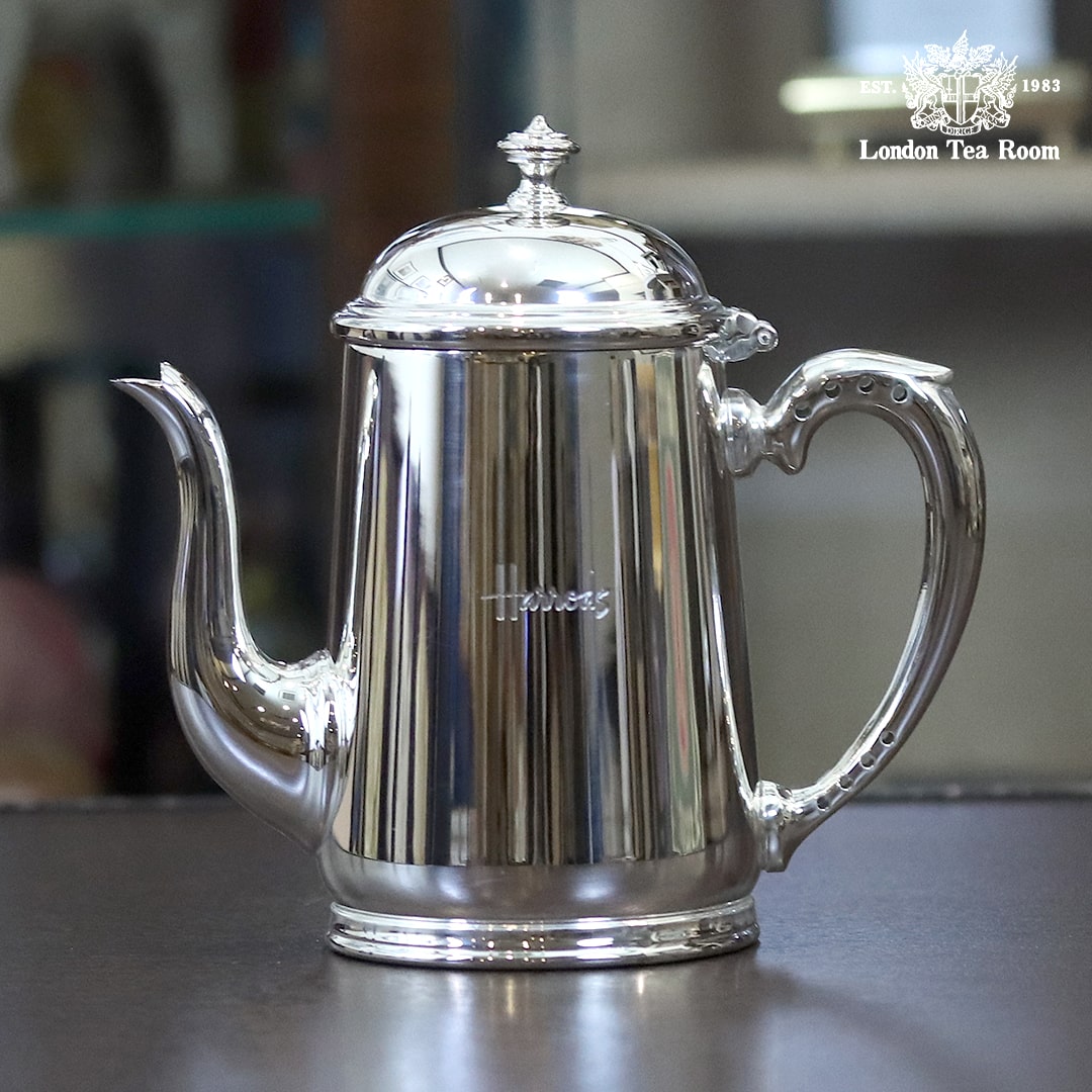 【中古】Harrods（ハロッズ）ホテル用コーヒーポット HR-791【アンティーク】【イギリス製】【シルバープレート】《2024/10/24掲載》
