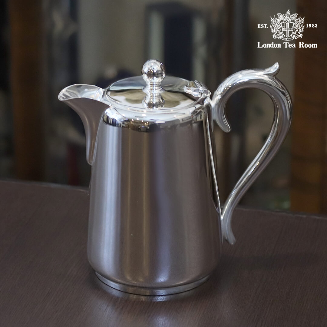 【中古】Harrods（ハロッズ）ホテル用コーヒーポット HR-799【アンティーク】【イギリス製】【シルバープレート】《2025/3/26掲載》