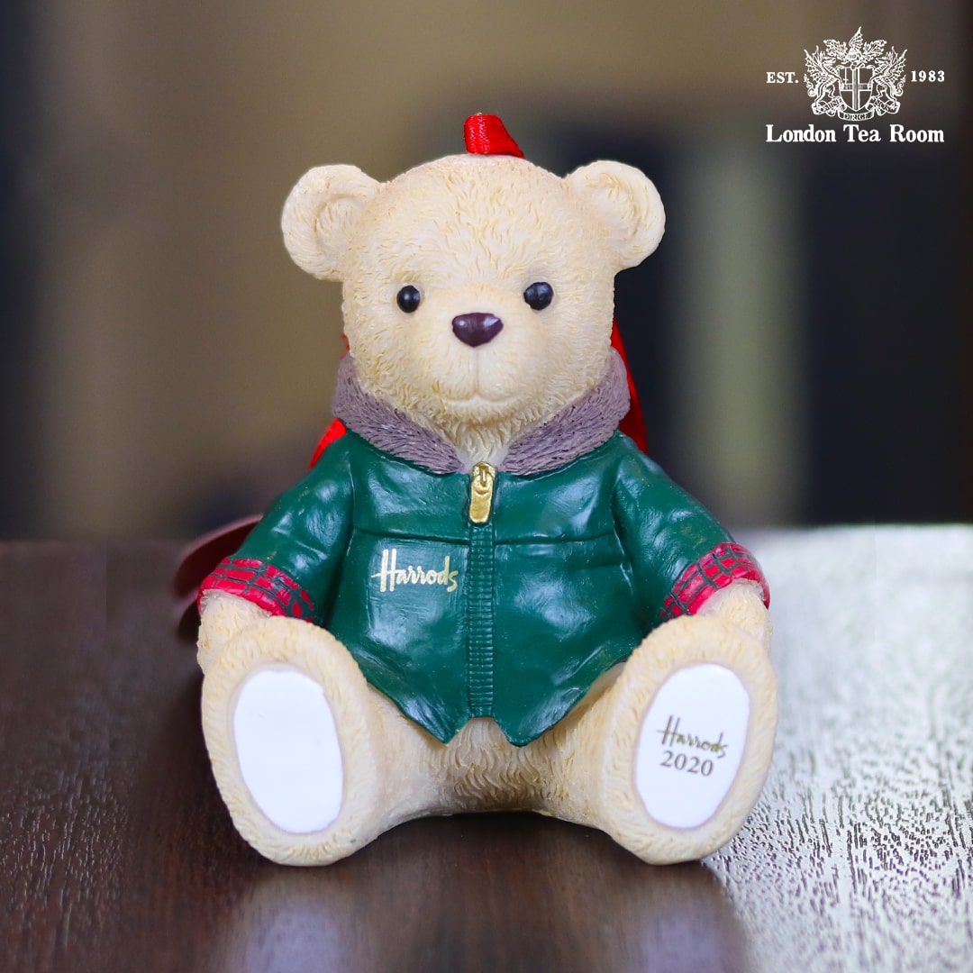 【中古】harrods（ハロッズ）イヤーベア ニコラス 	hr_bear_gr01【イギリス製】【テディベア】