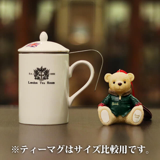 【中古】harrods（ハロッズ）イヤーベア ニコラス 	hr_bear_gr01【イギリス製】【テディベア】