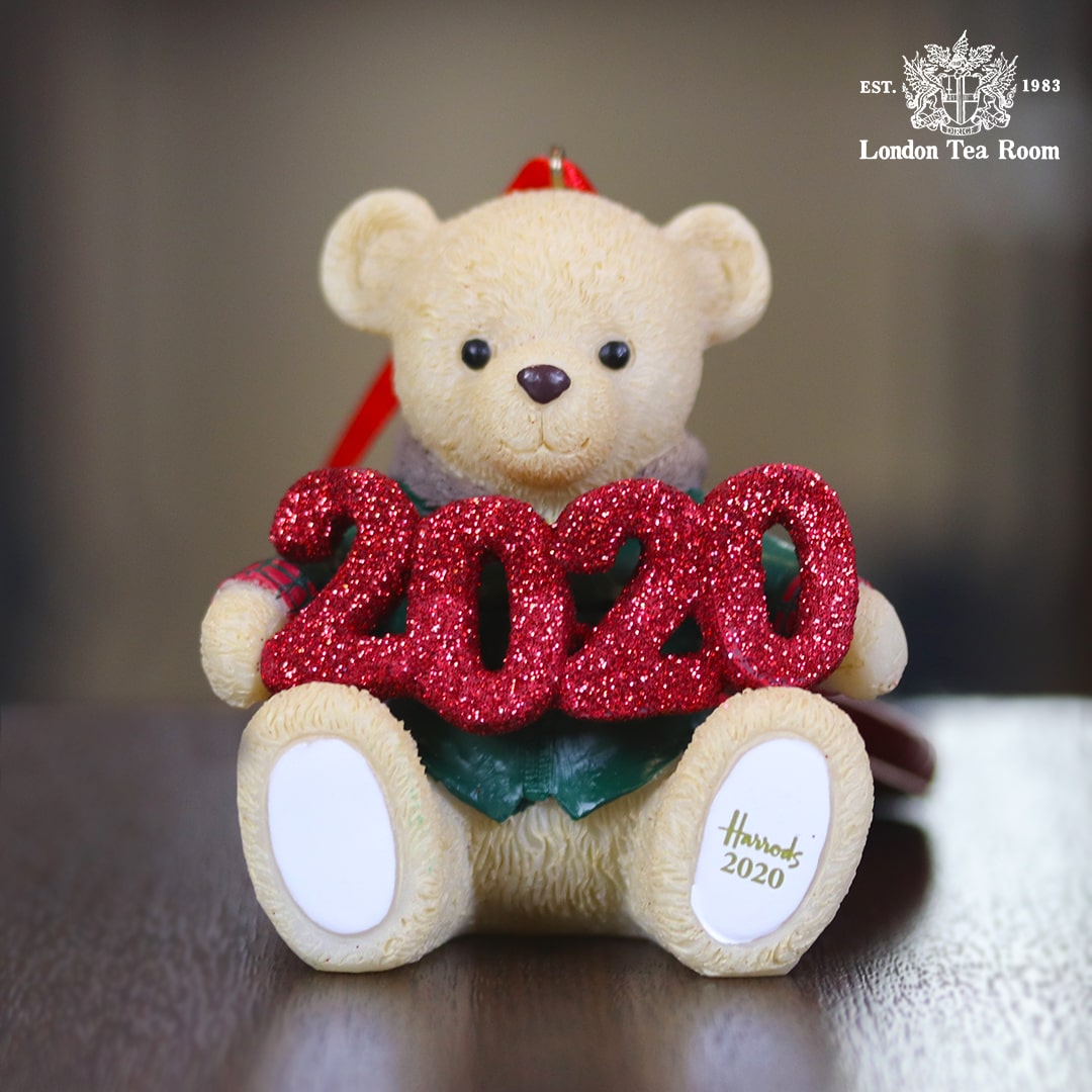 【中古】harrods（ハロッズ）イヤーベア ニコラス 2020ver  hr_bear_gr02【イギリス製】【テディベア】