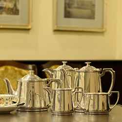 【中古】WEDGWOOD(ウェッジウッド)ティーセット W-001【アンティーク】【イギリス製】【シルバー】