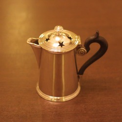 【中古】Christofle(クリストフル) 家庭用コーヒーポット ch-64【アンティーク】【フランス製】【シルバー】