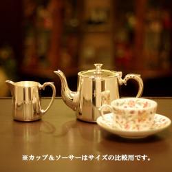 【中古】harrods（ハロッズ）ホテル用2点ティーセット HR-707【アンティーク】【イギリス製】【シルバープレート】