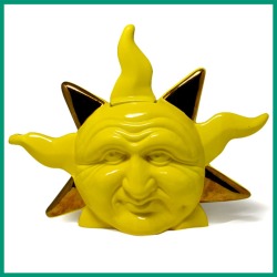 【中古】Andy Titicombデザイン　SUNBURSTコレクタブルティーポット（1994）COLL-103【装飾品】【置物】【英国（イギリス）】【装飾ティーポット】
