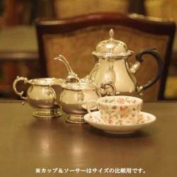 Mappin&Webb(マッピン&ウェッブ)家庭用3点ティーセット MW-101【アンティーク】【中古】【イギリス製】【シルバープレート】