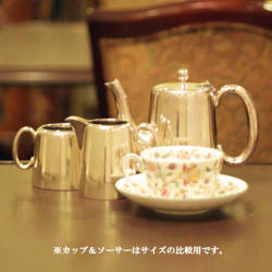【中古】Mappin&Webb(マッピン&ウェッブ)ホテル用３点ティーセット MW-124【アンティーク】【イギリス製】【シルバープレート】