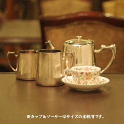 【中古】Mappin&Webb(マッピン&ウェッブ)ホテル用３点ティーセット MW-125【アンティーク】【イギリス製】【シルバープレート】
