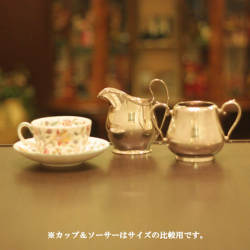 【中古】Mappin&Webb(マッピン&ウェッブ)　業務用ミルクポット＆シュガーポット MW-167【アンティーク】【英国製】